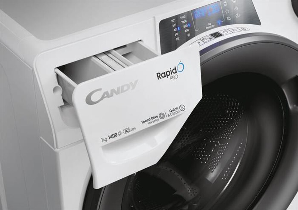 "CANDY - Lavatrice RP4476BWMR8-S 7 Kg Classe A-Bianco"