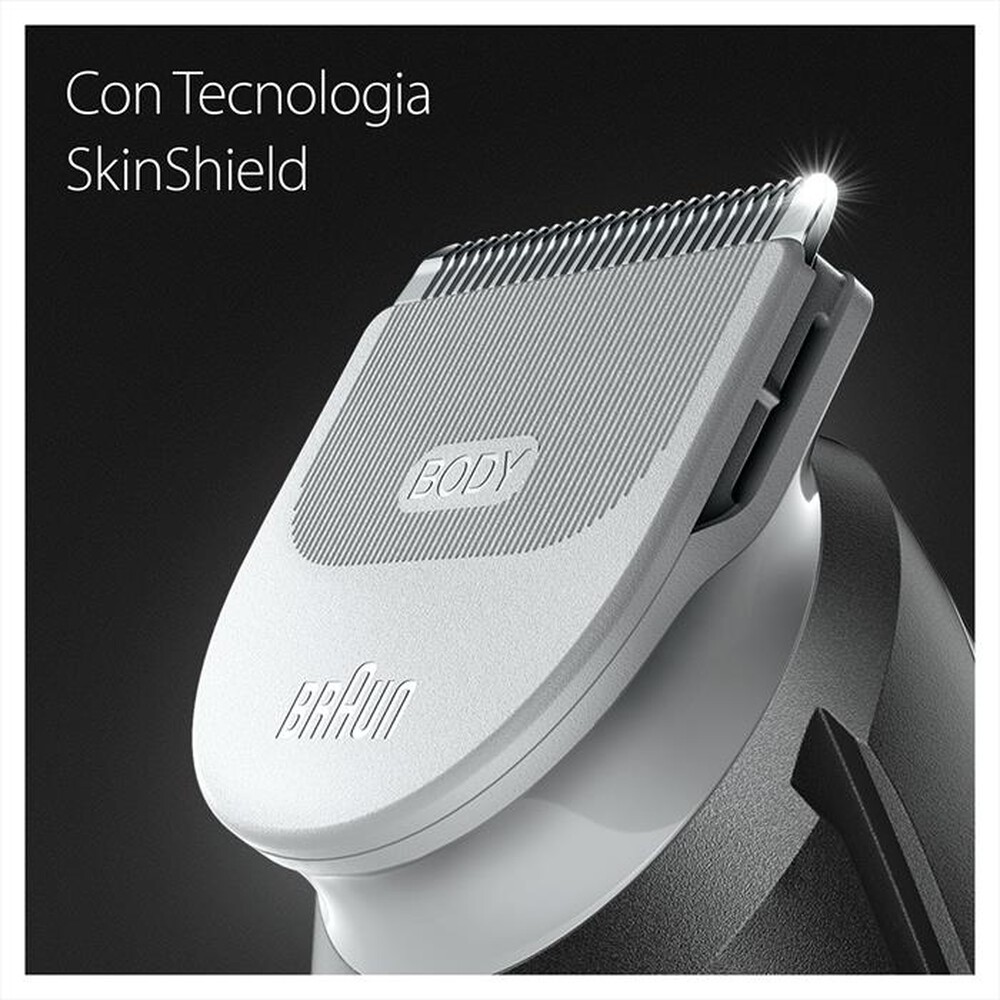 "BRAUN - RIFINITORE BODY BG3340-Nero/Grigio"