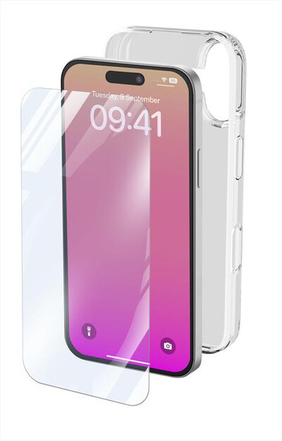 CELLULARLINE - Kit di accessori PROTECTION KIT per IPHONE 17-Trasparente