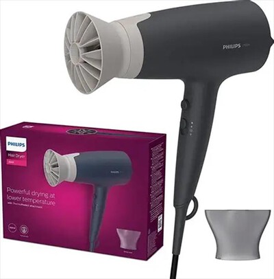 PHILIPS - Asciugacapelli BHD351/10-grigio