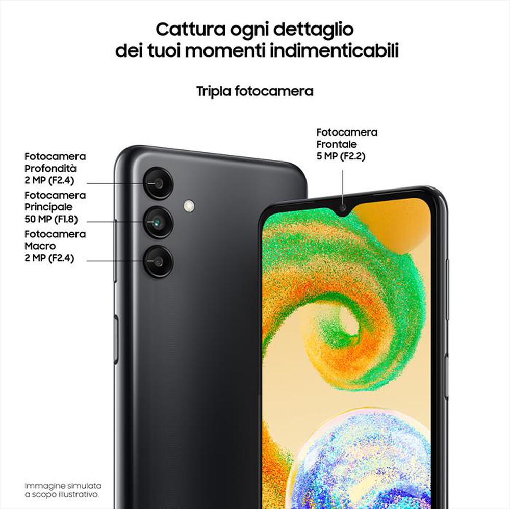 "SAMSUNG - Samsung Galaxy A04s-Black"