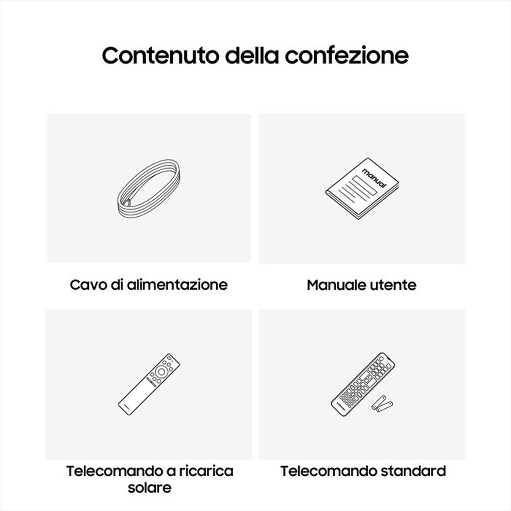 Immagine del prodotto SAMSUNG - Smart TV MINI LED UHD 4K 50" QE50QN80FAUXZT-Carbon Silver