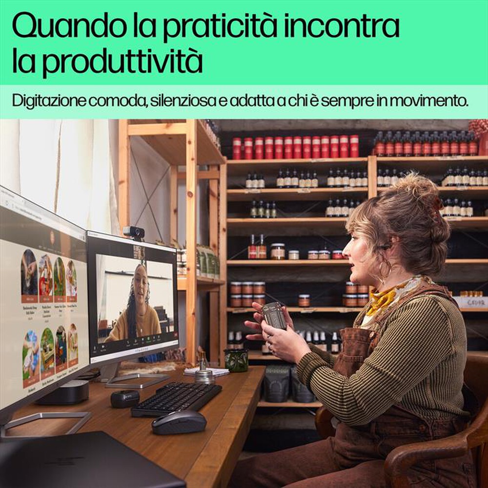 Immagine del prodotto HP - TASTIERA BLUETOOTH MULTI-DISPOSITIVO 460-Nera