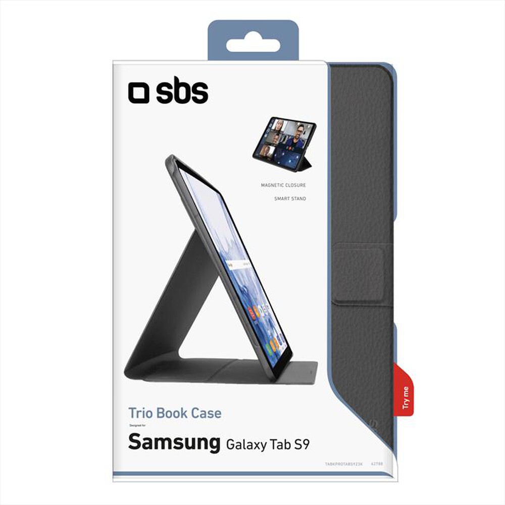 "SBS - Book pro Samsung Tab S9 2023 TABKPROTABS923K-Nero"
