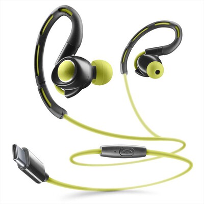 CELLULARLINE - Auricolare sport AUSPORTTYPECL-Lime
