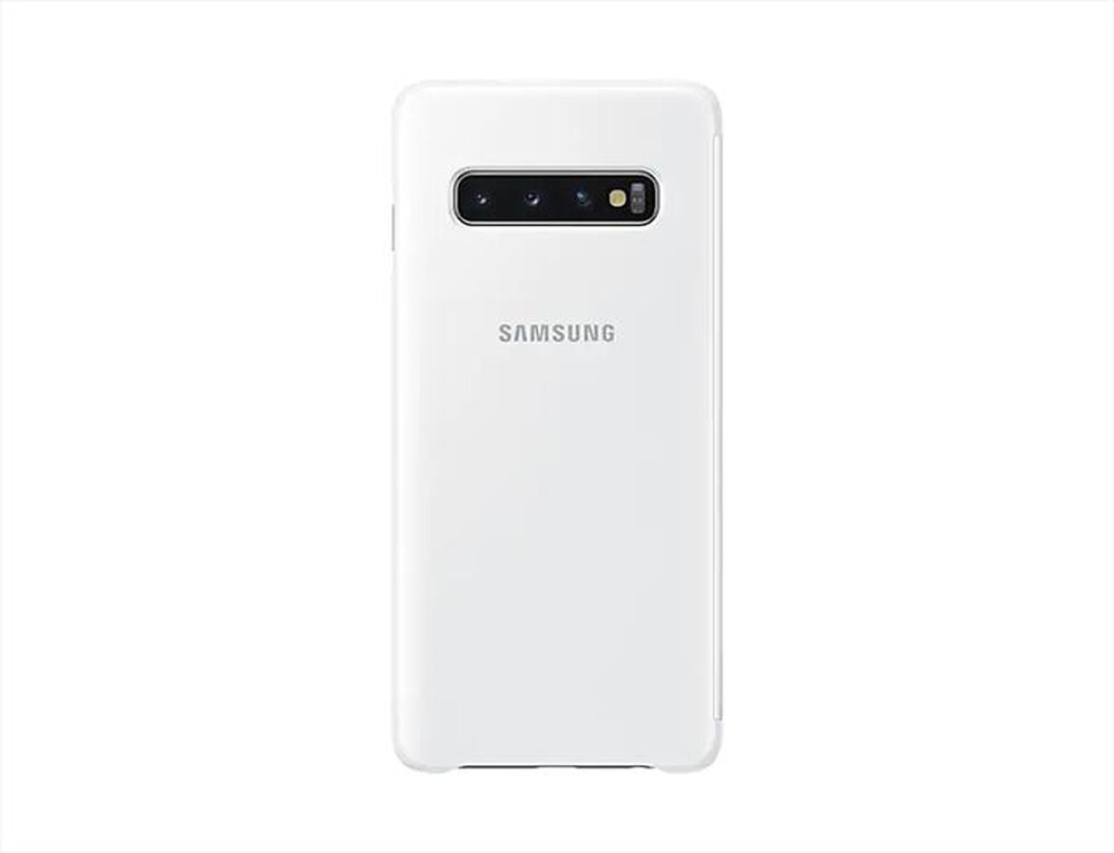 "SAMSUNG - CLEAR VIEW COVER GALAXY S10-BIANCO"