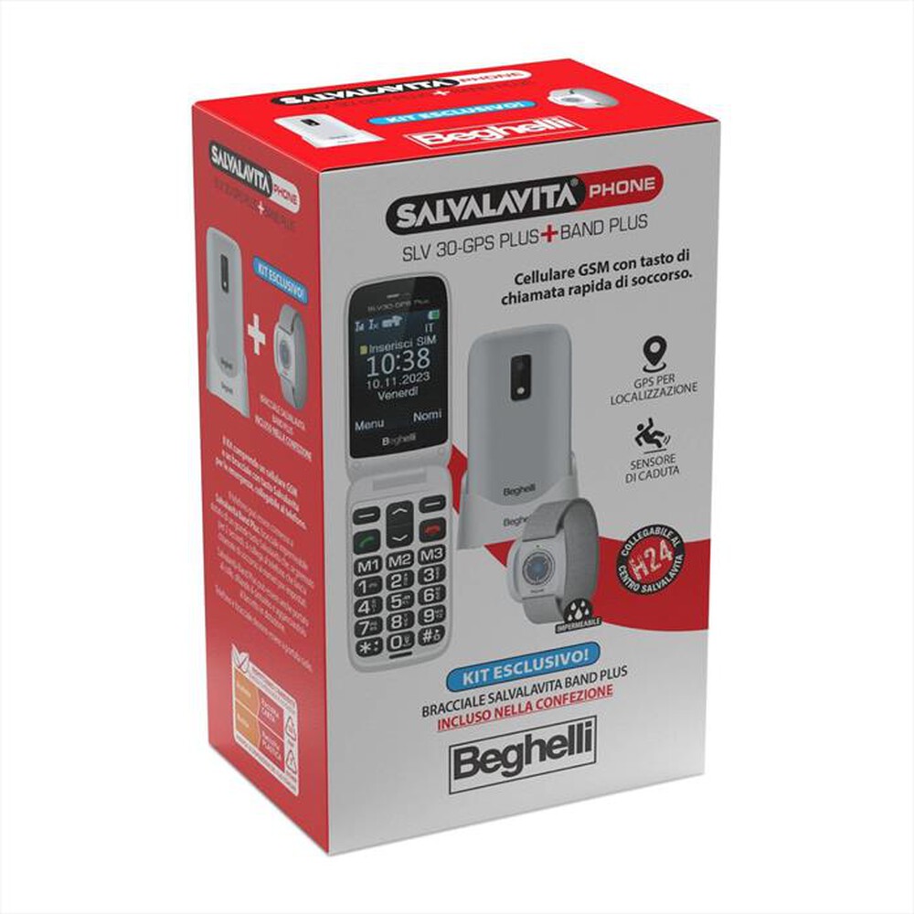 "BEGHELLI - Telefono 9204-grigio"