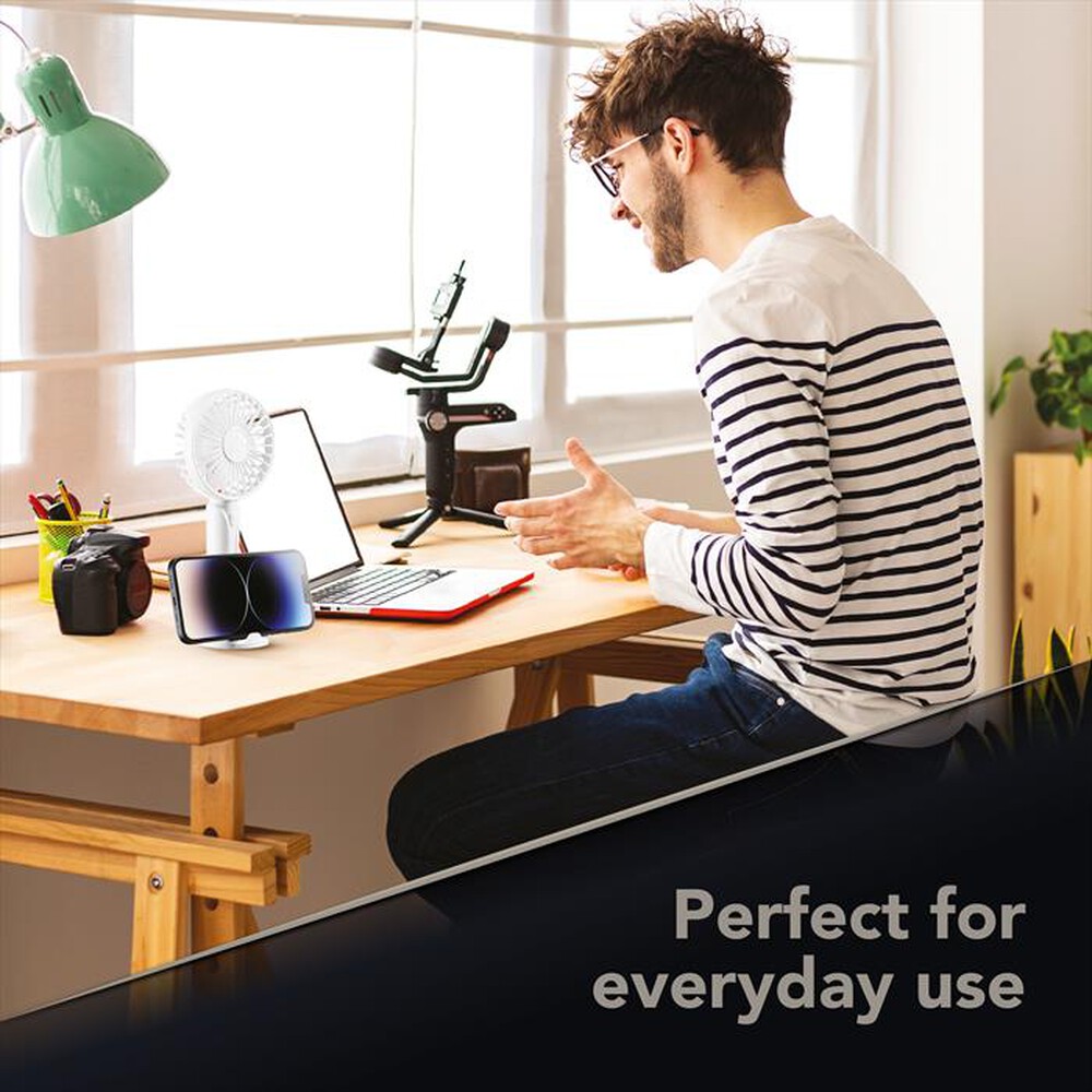 Immagine del prodotto CELLULARLINE - Ventilatore portatile PORTABLEFANW-Bianco