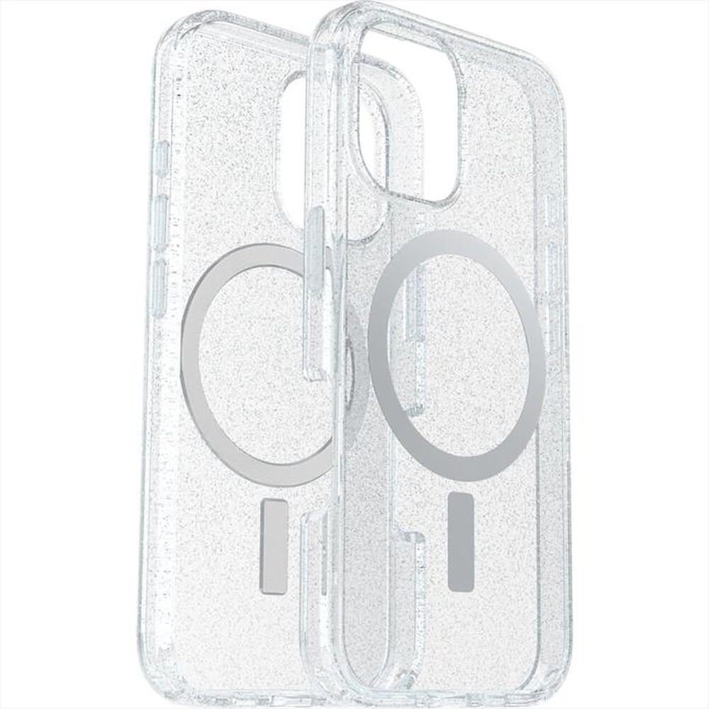 "OTTERBOX - SYMMETRY CLEAR MAGSAFE CUSTODIA APPLE IPHONE 16-Trasparente/Glitter"