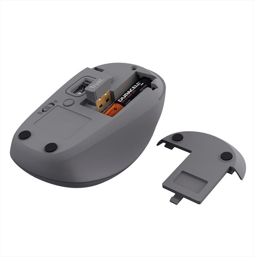 Immagine del prodotto TRUST - YVI+ MULTI-DEVICE WIRELESS MOUSE-Black