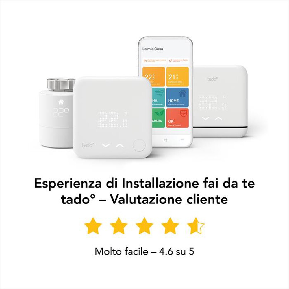 "TADO - TERMOSTATO RADIO KIT V3+-White"