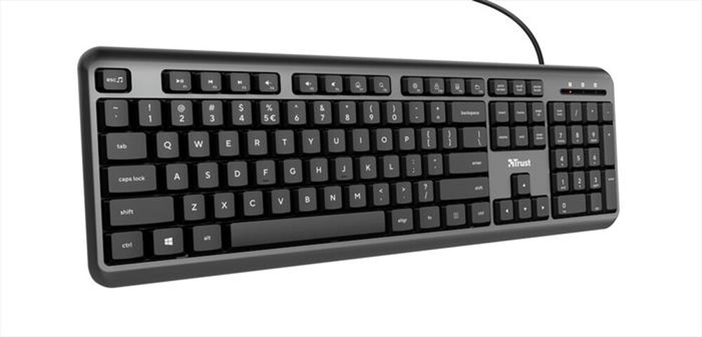 Immagine del prodotto TRUST - ODY WIRED KEYBOARD IT-Black/Grey
