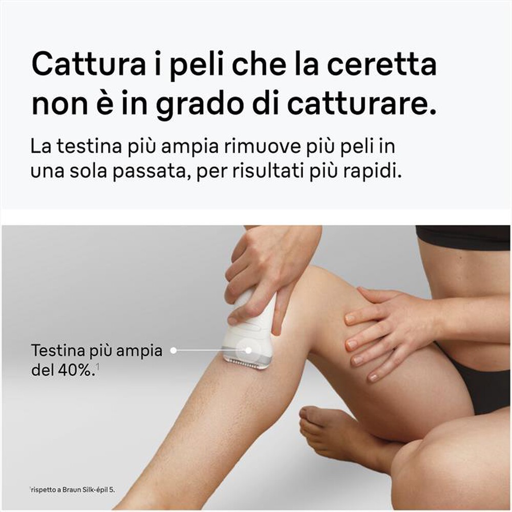 Immagine del prodotto BRAUN - Epilatore Wet & Dry LEGEPIL SE7-000 BOX MN-ARGENTO