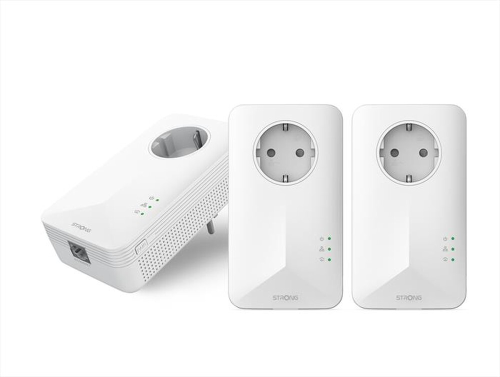 "STRONG - Kit 3 pezzi powerline POWERL1000TRIEUV2-bianco"