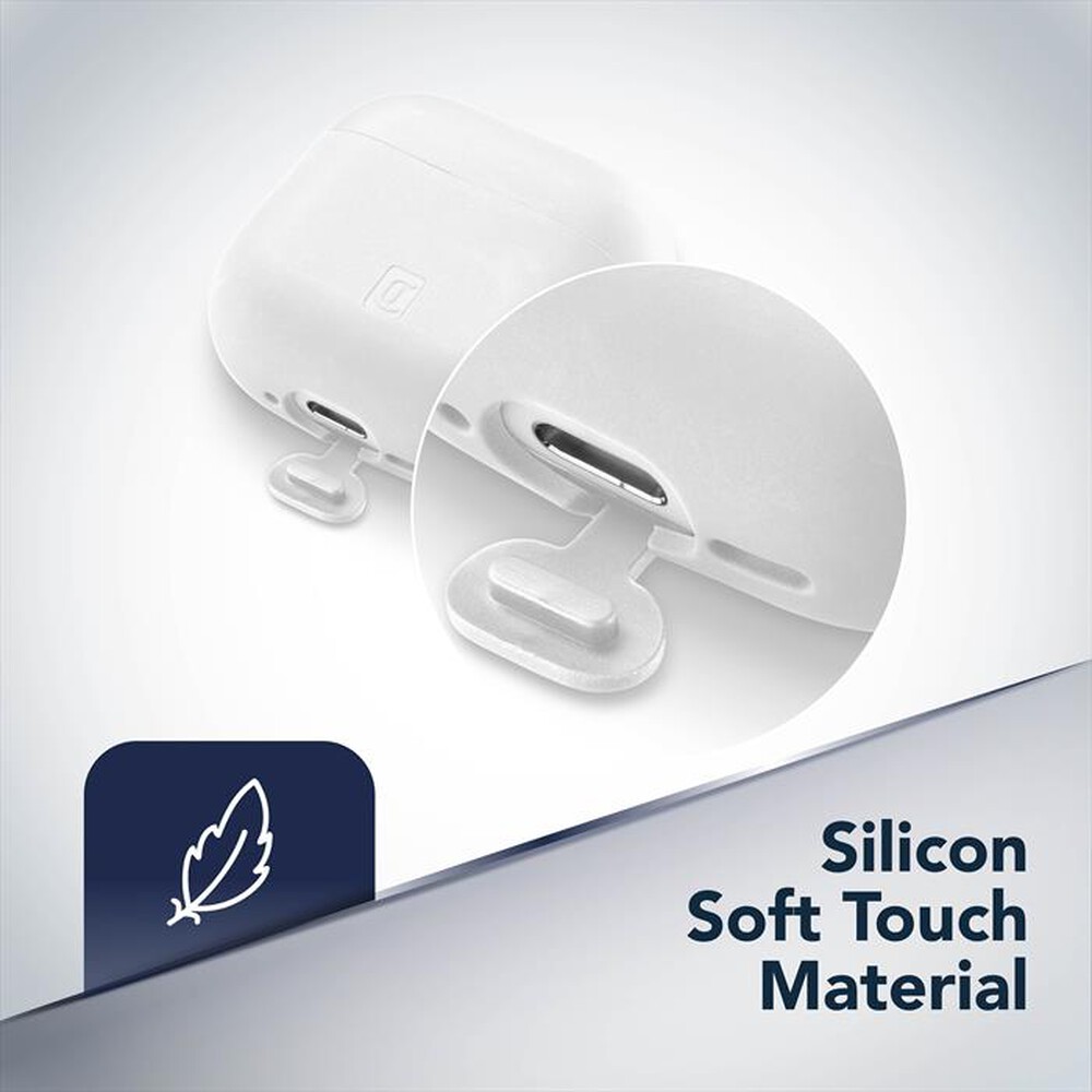 Immagine del prodotto CELLULARLINE - Custodia BOUNCE - AIRPODS 4/4 ANC-White