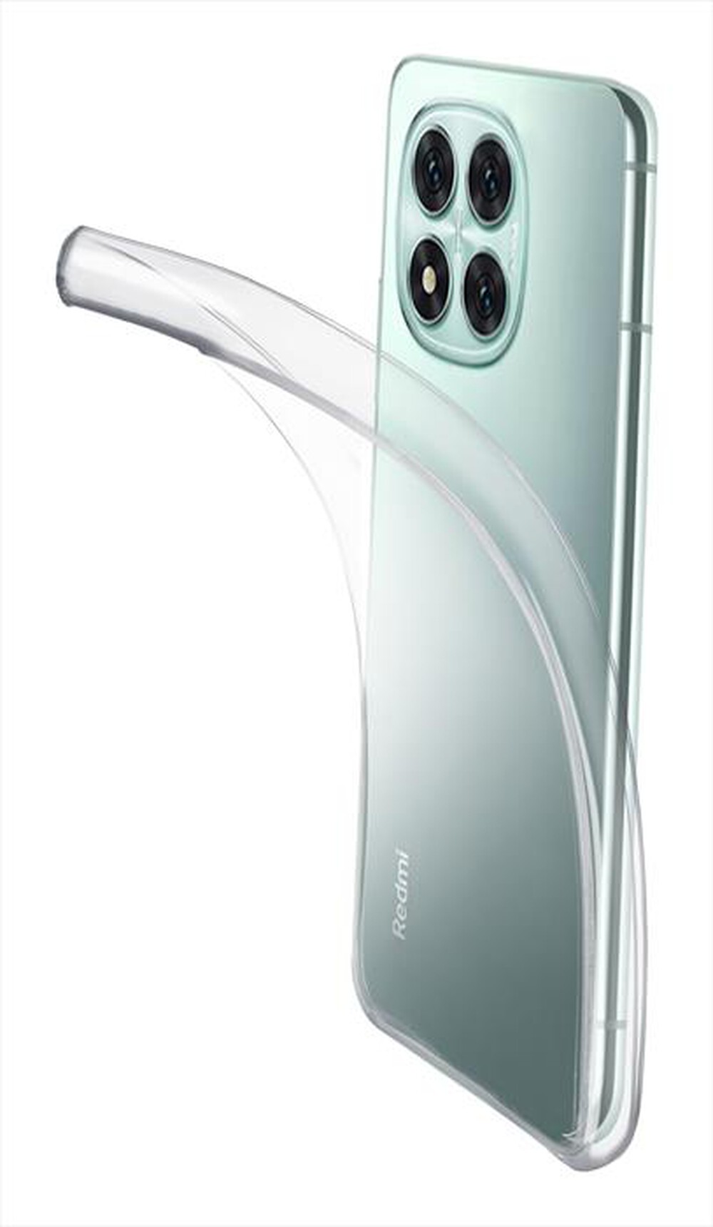 "CELLULARLINE - Cover FINE per Redmi Note 14 Pro 5G-Trasparente"