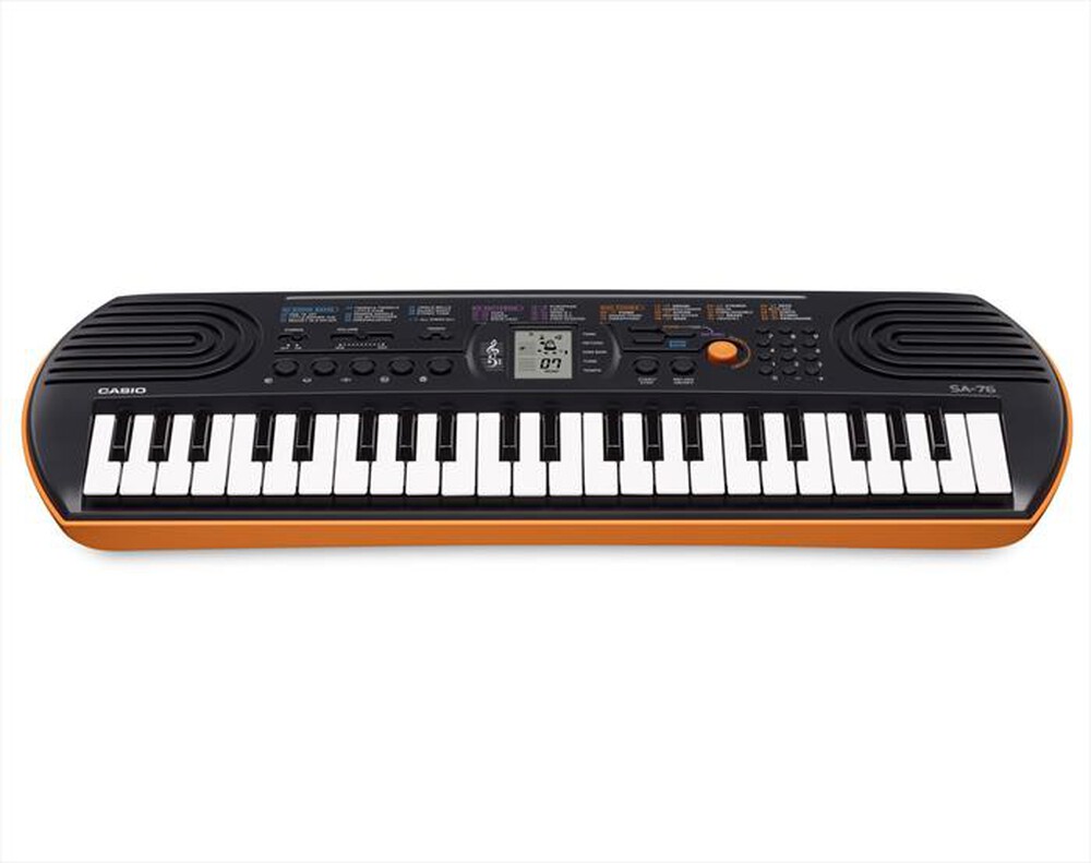 "CASIO - SA-76 (Mini Tastiera Musicale)-ARANCIONE"