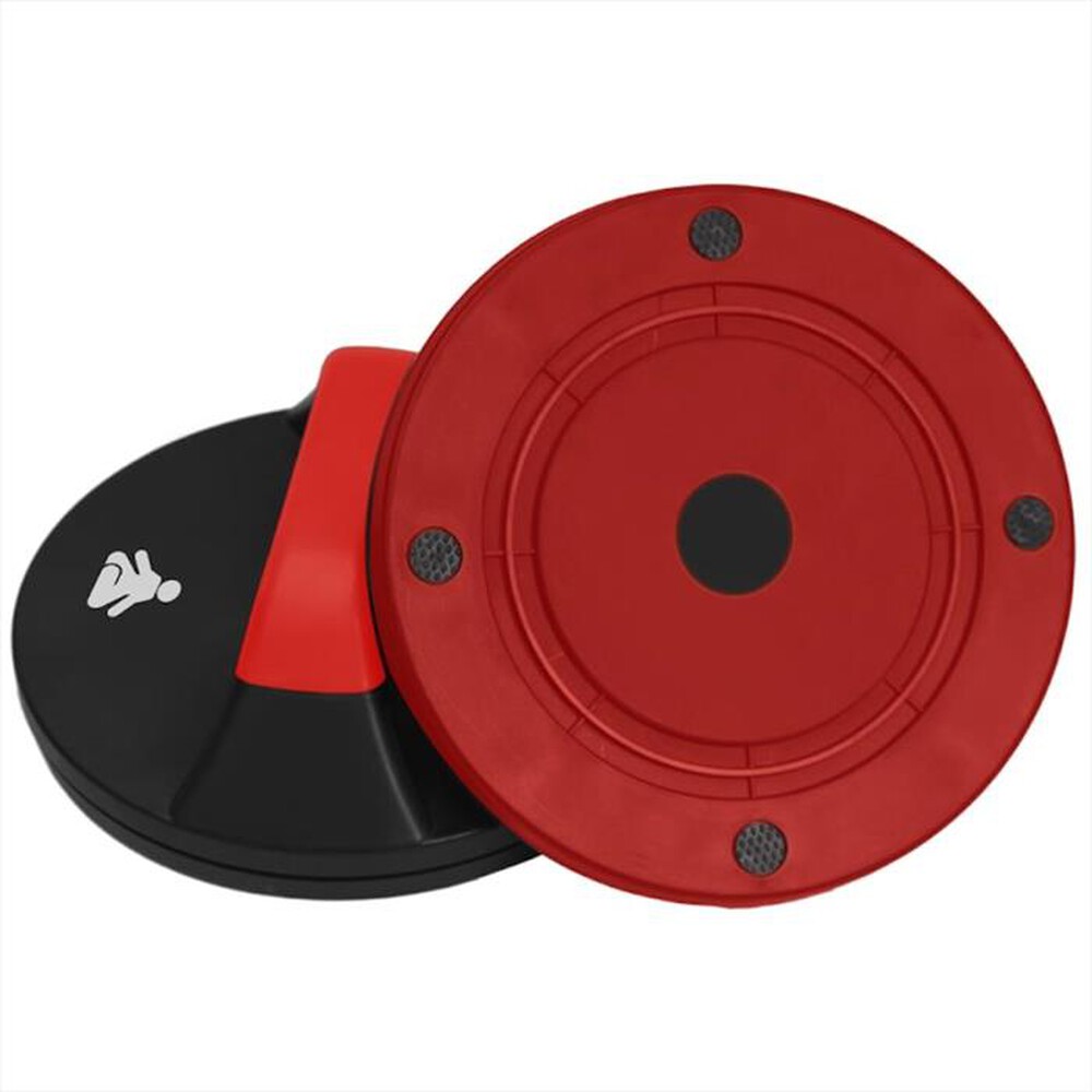 "FITPADDY - MANOPOLE PUSH-UP GIREVOLI-nero / rosso"