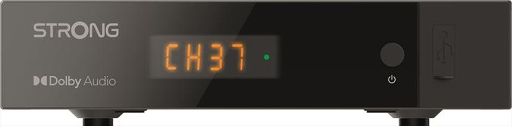 "STRONG - Decoder digitale terrestre T2 con display SRT8216-nero"