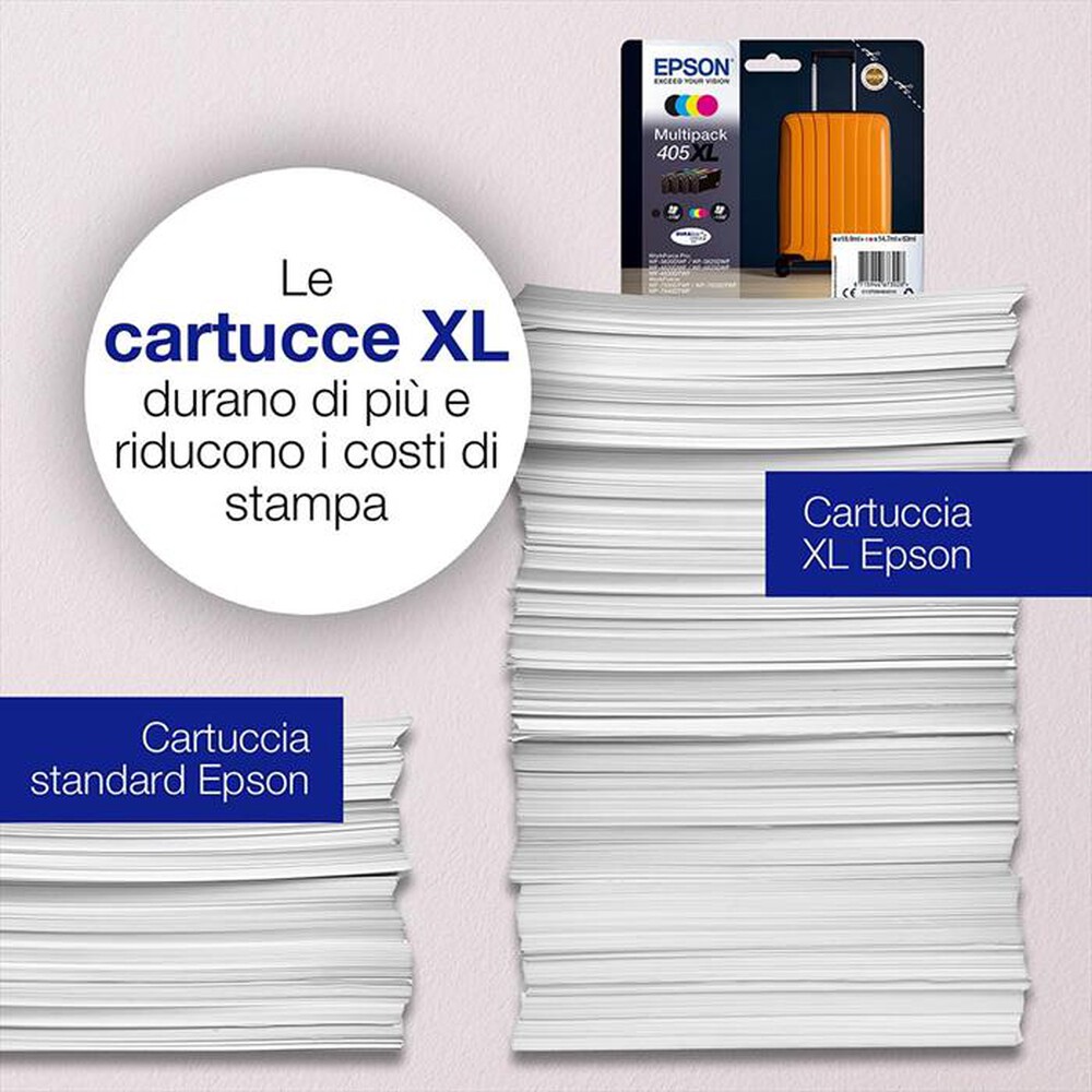 "EPSON - EPSON INCHIOSTRO  SERIE VALIGIA 405XL CIANO-Ciano XL"
