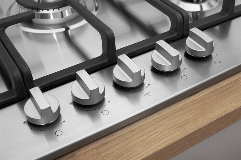 Immagine del prodotto INDESIT - Piano cottura a gas THP 751 W/IX/I IT 5 fuochi-Inox