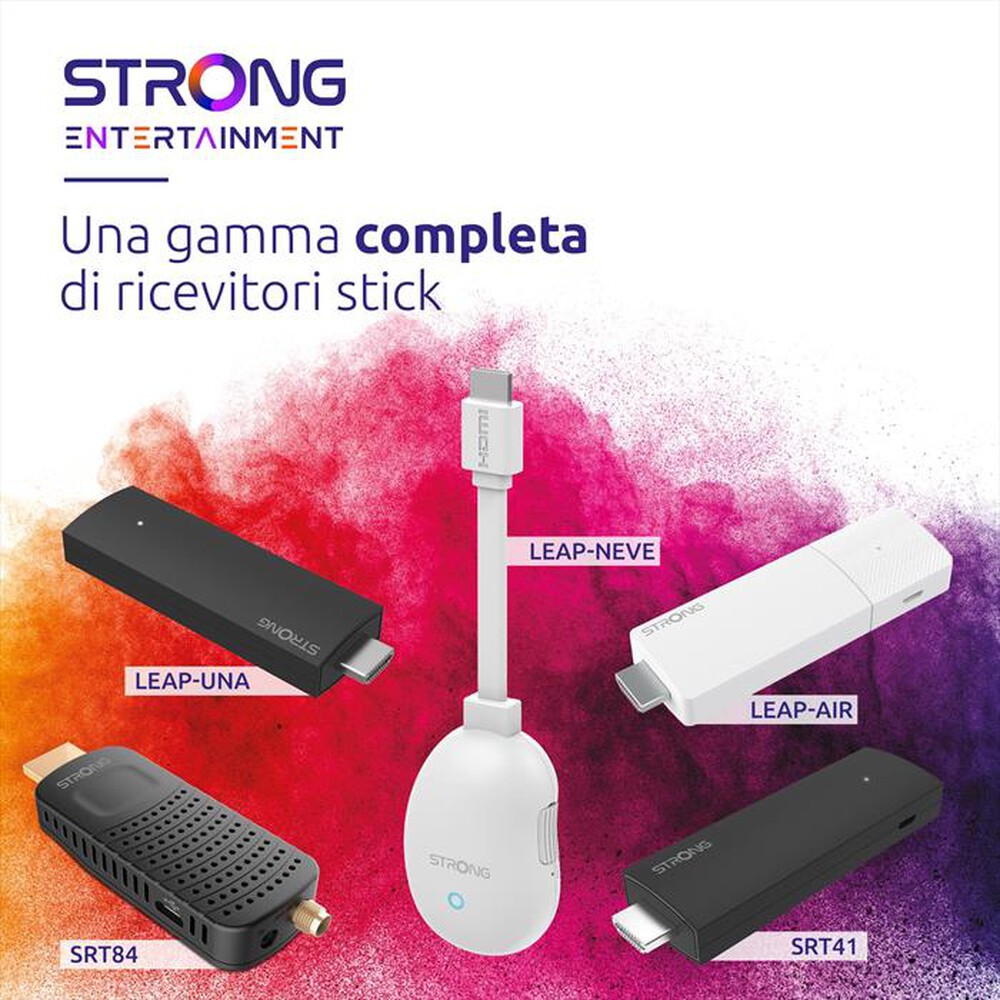Immagine del prodotto STRONG - Android TV Stick 2K UHD LEAP-UNA-NERO