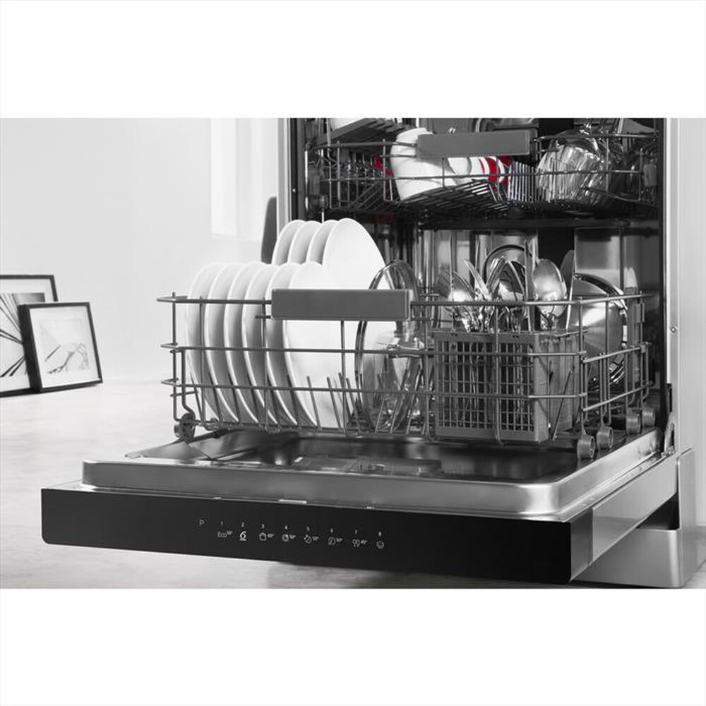 "WHIRLPOOL - Lavastoviglie WFC 3C26 PX Classe E 14 coperti-Acciaio inossidabile"