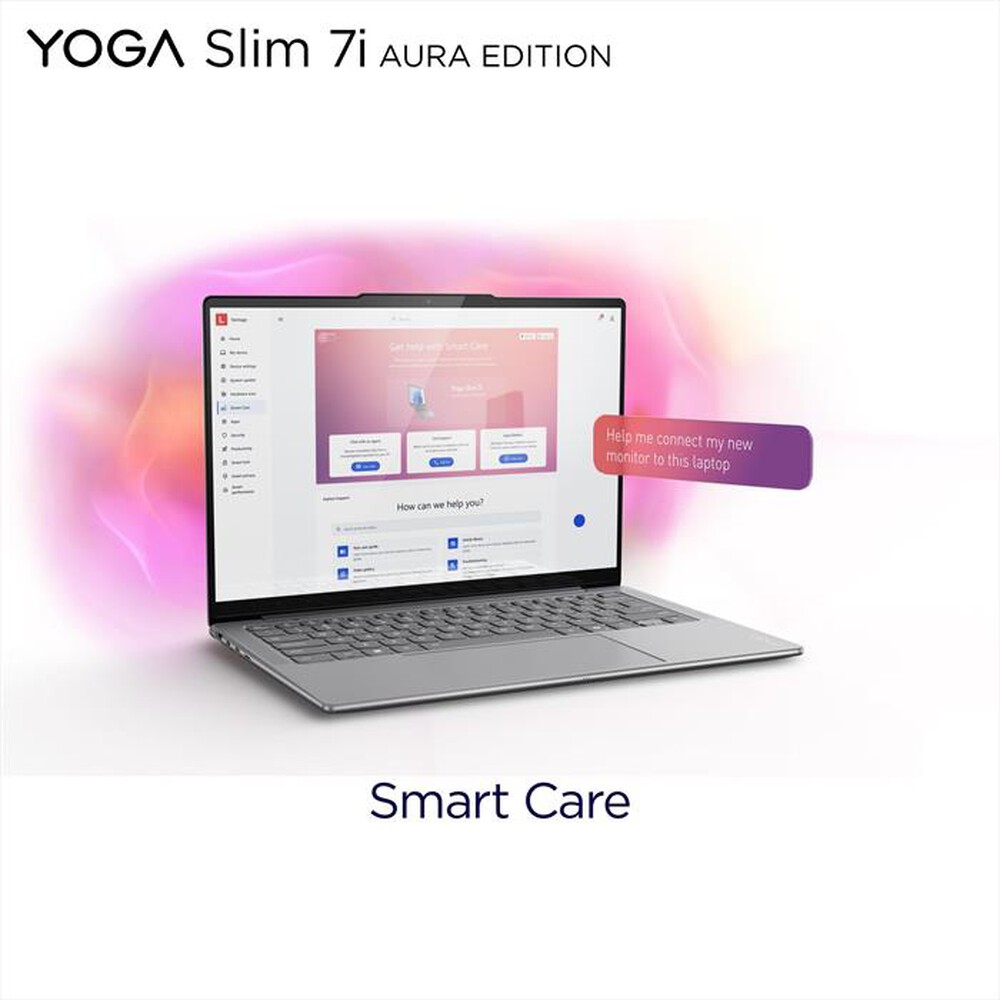 "LENOVO - Notebook YOGA SLIM 7 83JX004WIX-Luna Grey"
