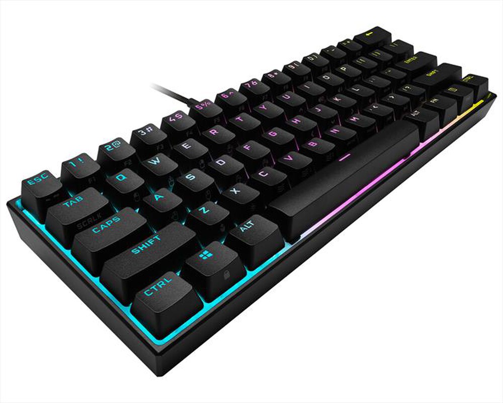 "CORSAIR - Tastiera K65 RGB MINI-Nero"