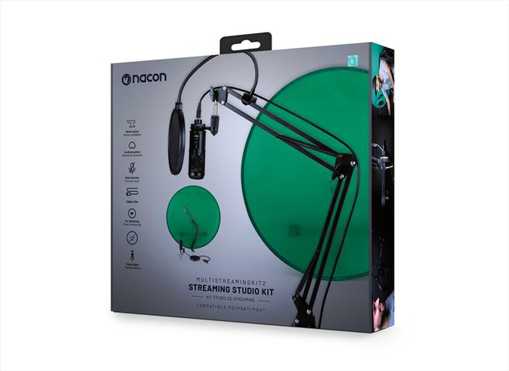 "NACON - KIT POSTAZIONE STREAMING-Nero"