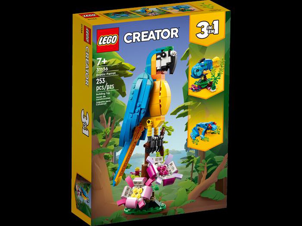 "LEGO - CREATOR 3IN1 Pappagallo esotico - 31136"