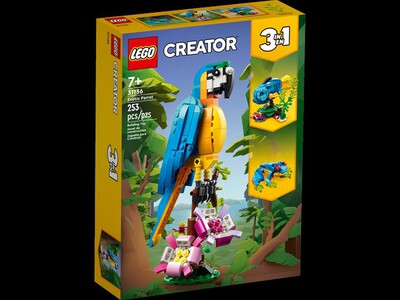LEGO - CREATOR 3IN1 Pappagallo esotico - 31136