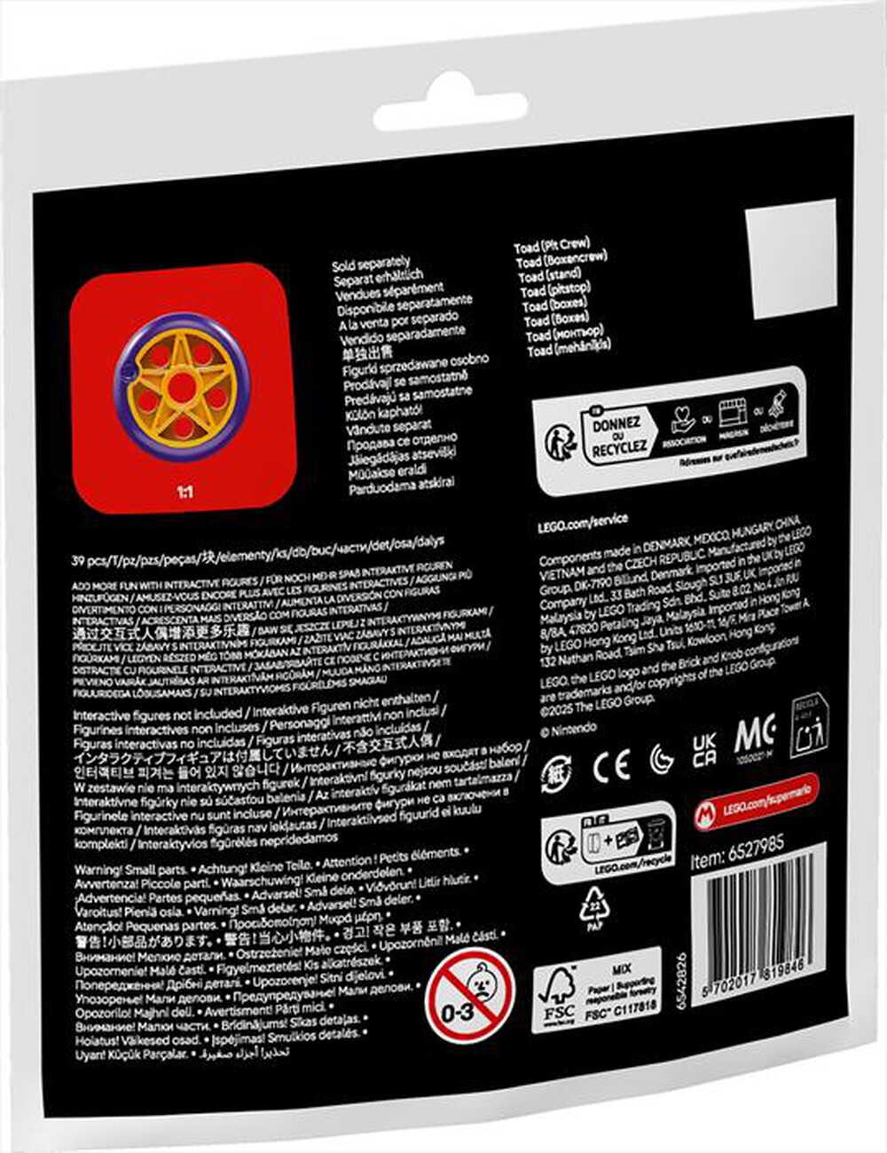 Immagine del prodotto LEGO - RECRUITMENT BAGS Mario Kart: Toad (pit stop) 30702