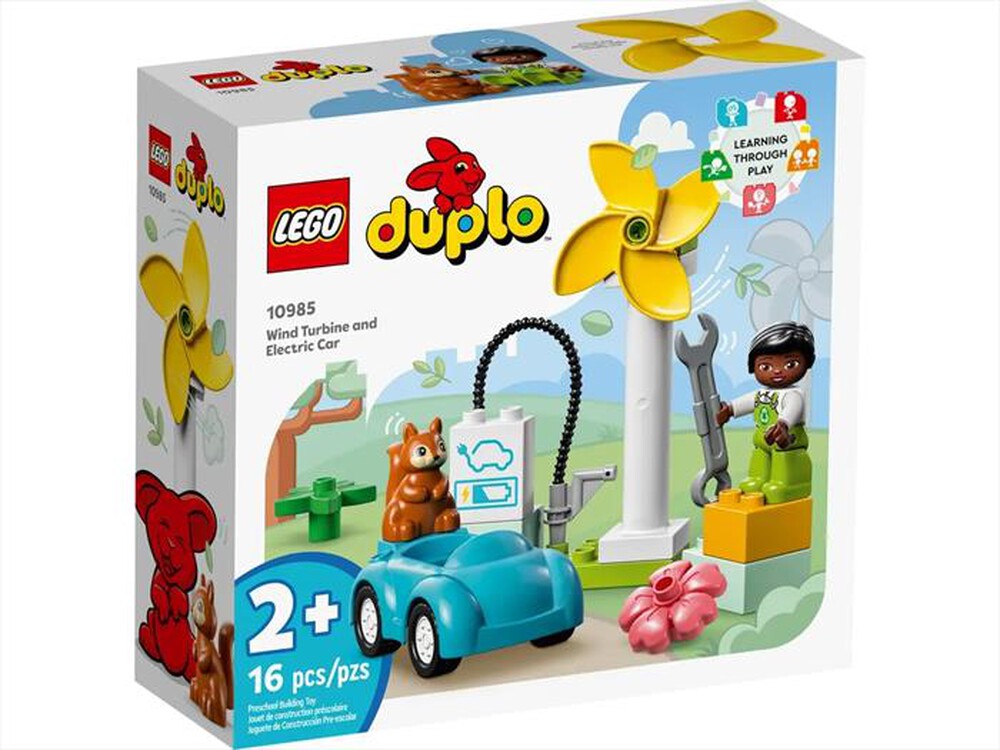 "LEGO - DUPLO Turbina eolica e auto elettrica - 10985"