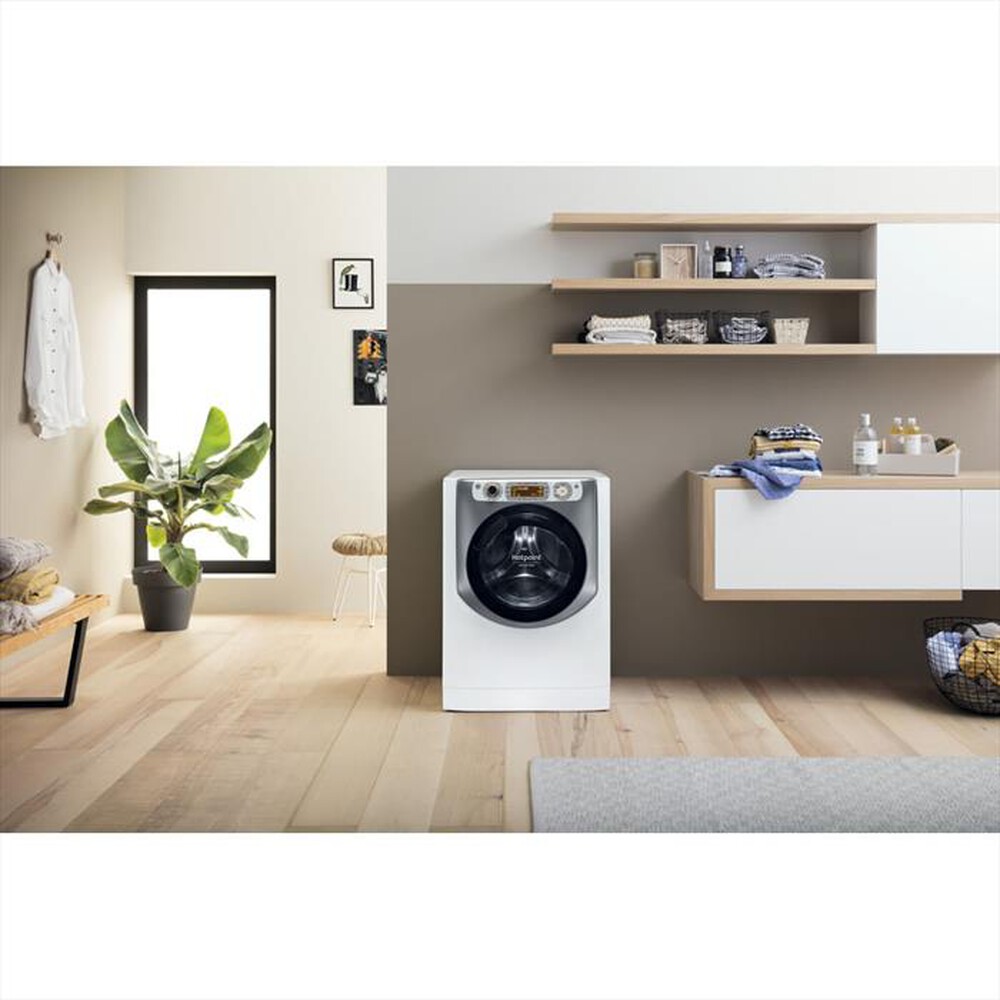 "HOTPOINT ARISTON - Lavasciuga AQUALTIS AQD1072D 697 EU/A N 10/7 Kg E-Bianco"