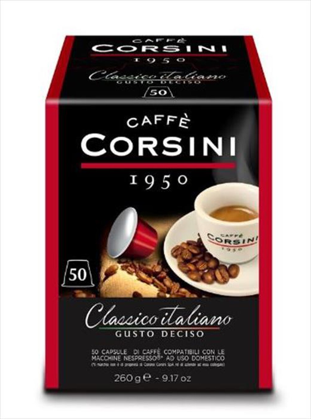 "CORSINI - Classico Italiano 50 Caps - Comp. Nespresso"
