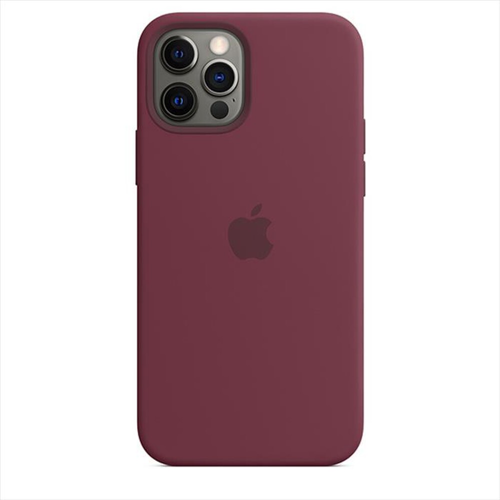"APPLE - Custodia MagSafe in silicone iPhone 12/12 Pro-Prugna"