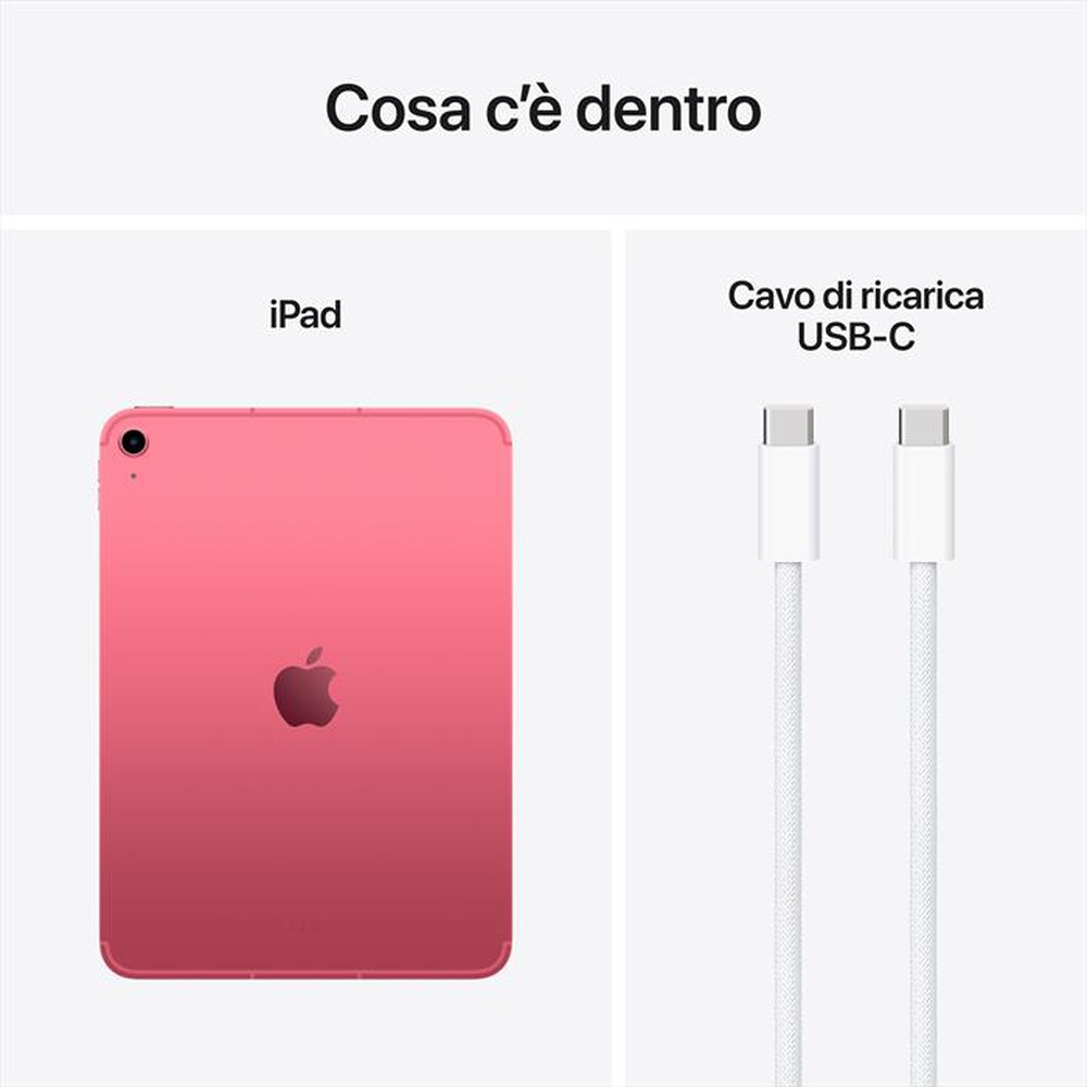 Immagine del prodotto APPLE - iPad 11" Wi-Fi + Cellular 128GB (2025)-Rosa