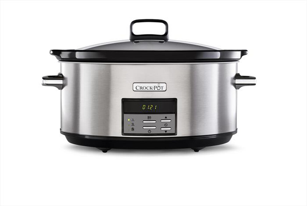 "Crock Pot - SLOWCOOKER EXTRA LARGE 7.5 LITRI - Silver"
