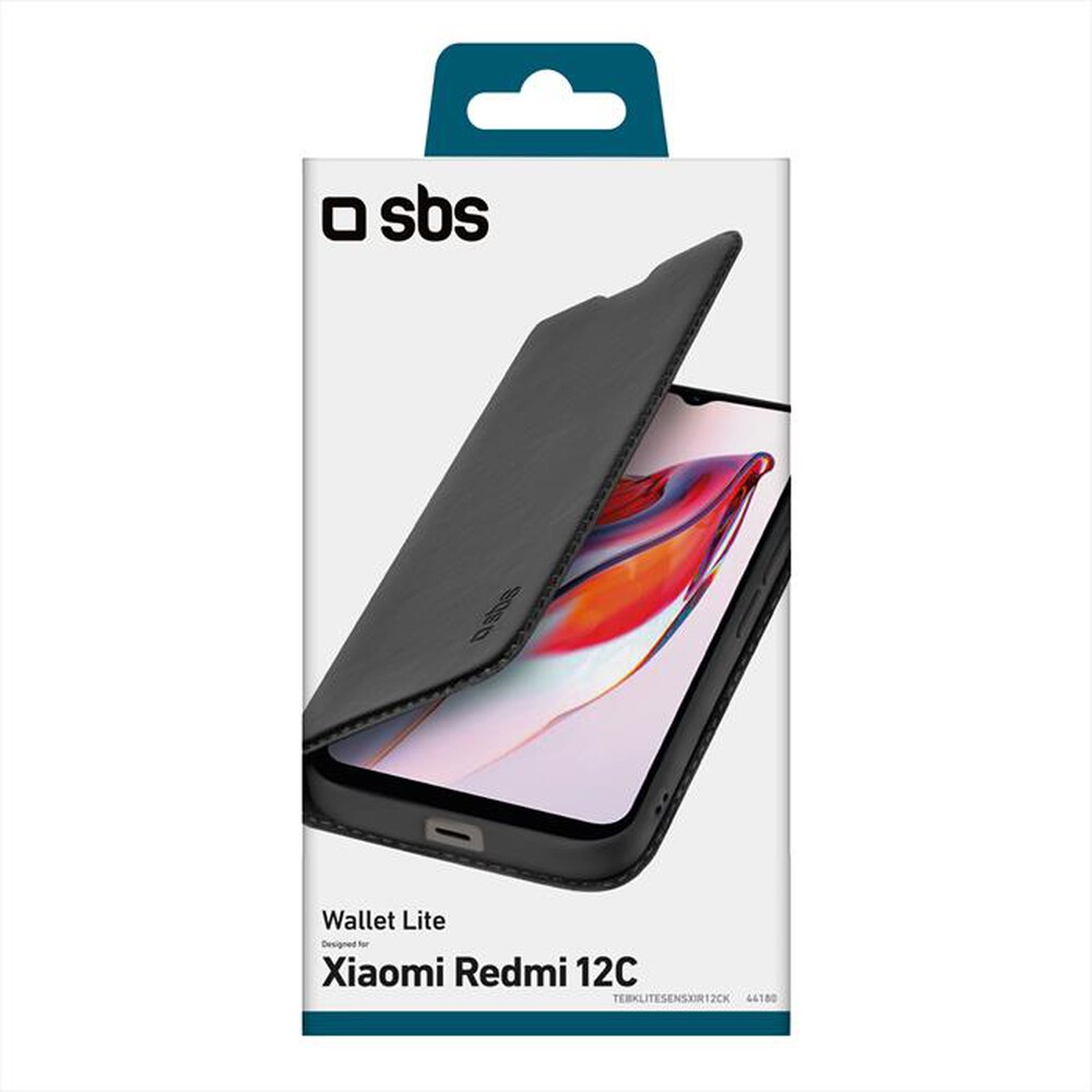 "SBS - Cover TEBKLITESENSXIR12CK per Xiaomi Redmi 12C-Nero"