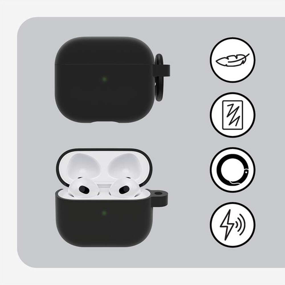 "OTTERBOX - CUSTODIA PER AIRPODS TERZA GENERAZIONE-nero"