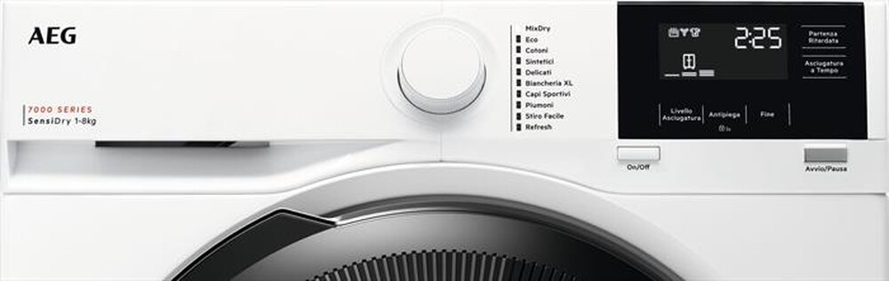 Immagine del prodotto AEG - Asciugatrice TR7HG8C 8Kg Classe C-Bianco