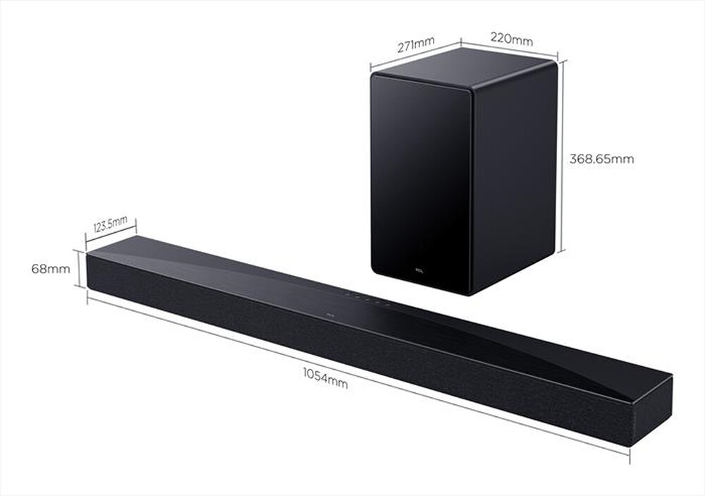Immagine del prodotto TCL - Soundbar Q65H-Nero, Titanio