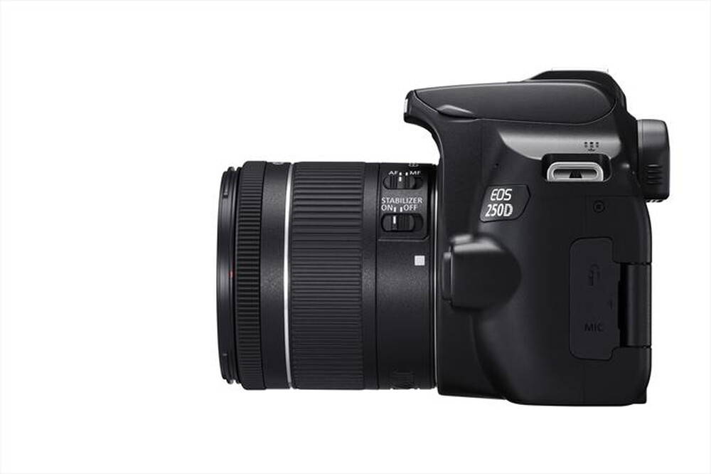 "CANON - FOTOCAMERA REFLEX EOS 250D + EF-S 18-55 IS STM-Black"