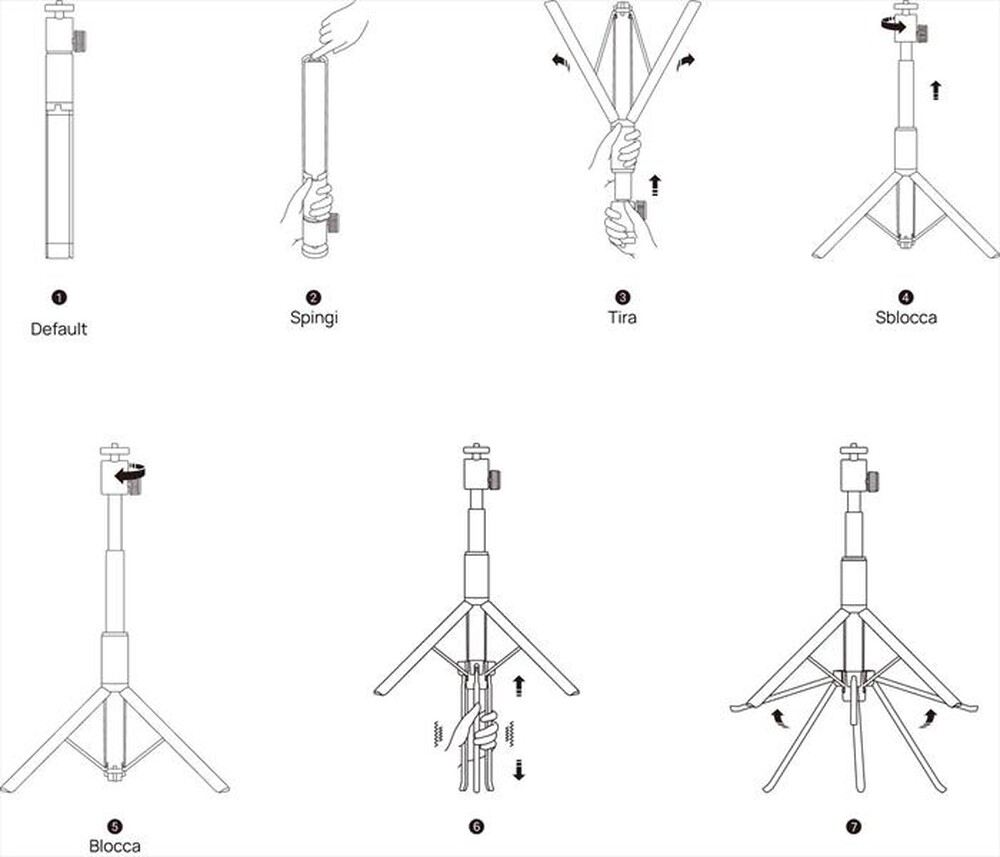 "XGIMI - PORTABLE STAND - TREPPIEDE PORTATILE PER PROIETTOR-Bianco"
