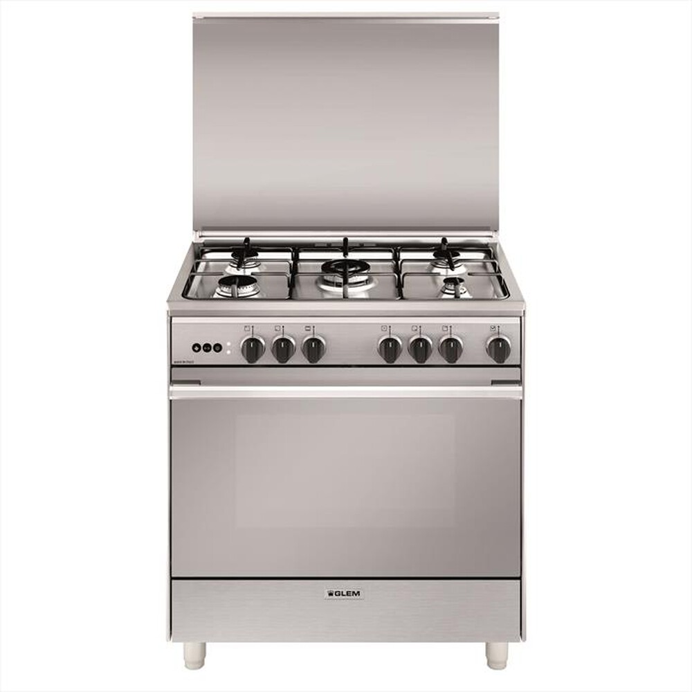 "GLEM GAS - Cucina a gas U865VI Classe A-INOX"