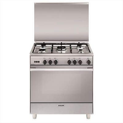 GLEM GAS - Cucina a gas U865VI Classe A-INOX