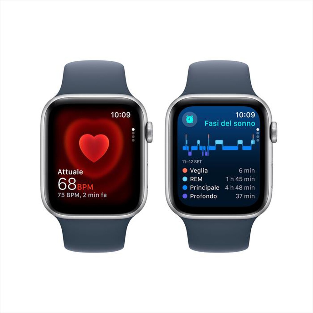 "APPLE - Watch SE GPS Cassa 44mm - S/M-Blu Tempesta"