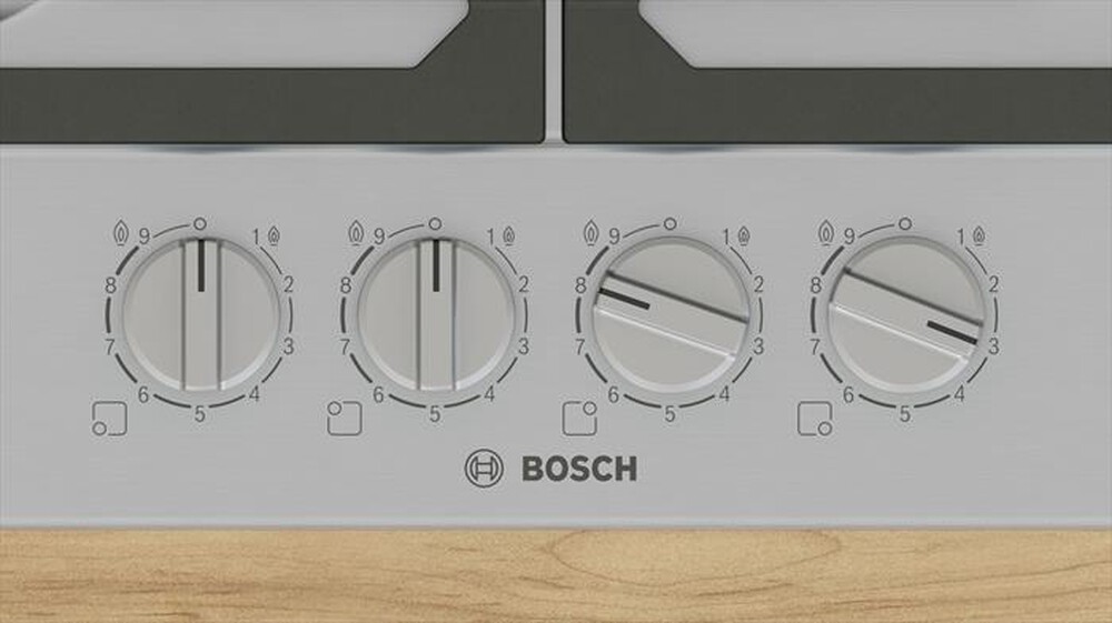 "BOSCH - Piano cottura a gas PCH6A5I90 58,2 cm-Inox"