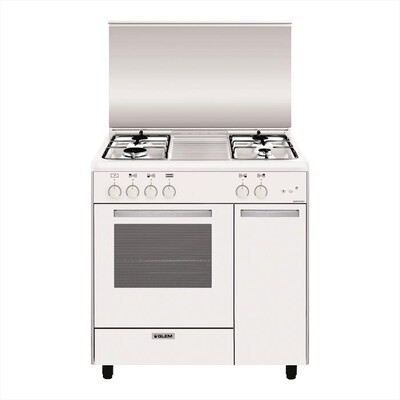 GLEM GAS - Cucina a gas AS854GX Classe A-Bianco